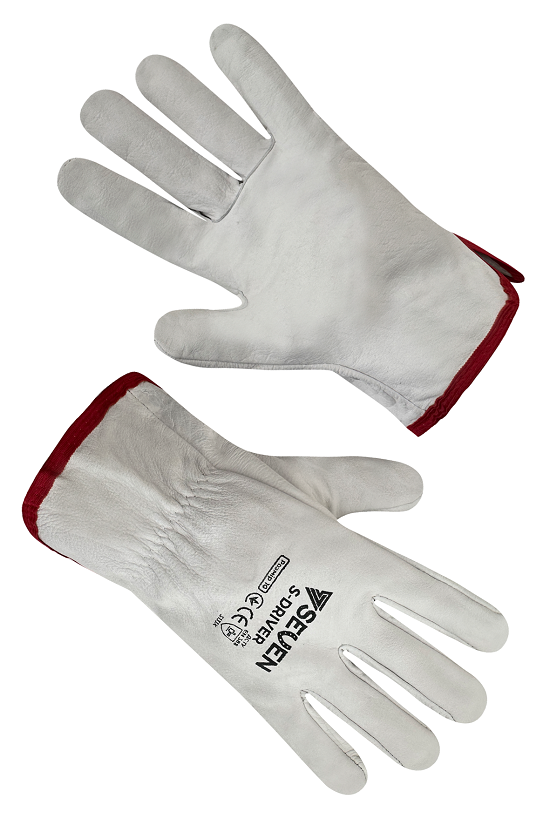 Рукавиці робочі шкіряні SEVEN S-DRIVER, р.10 69212